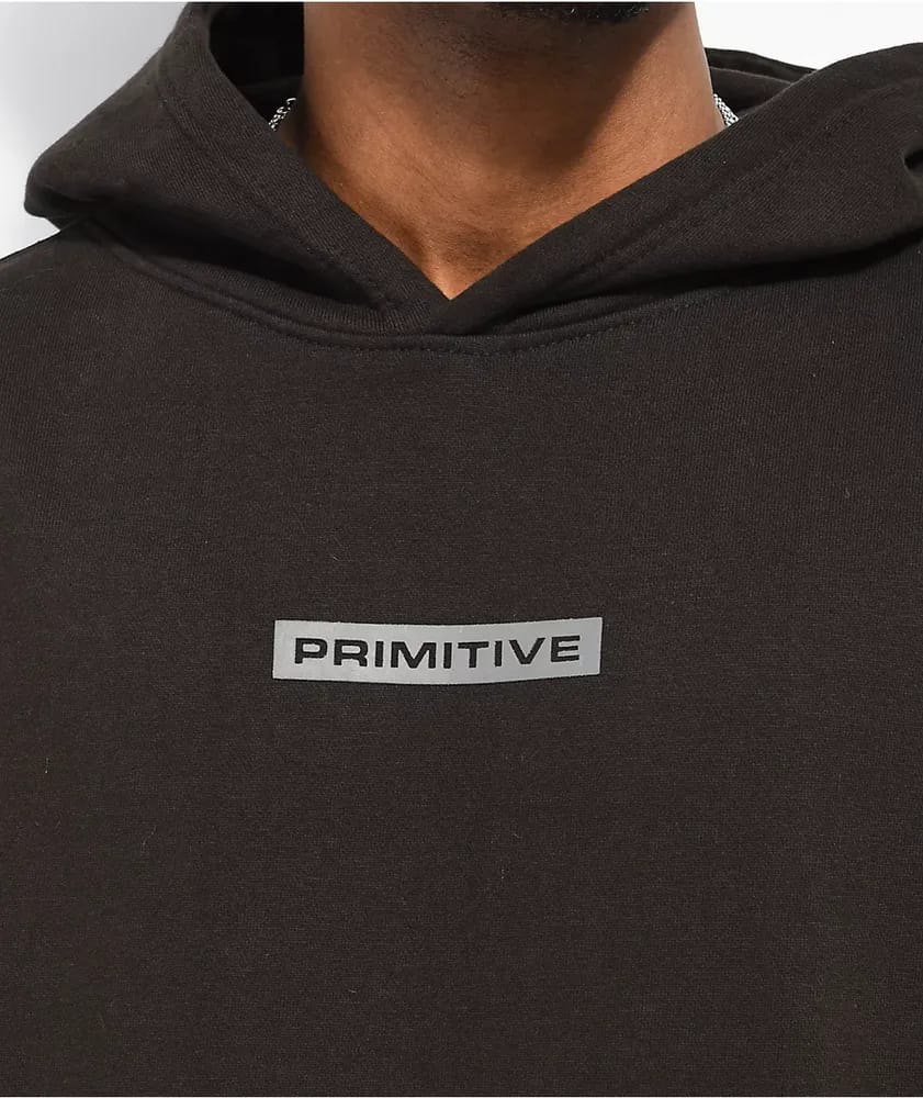 Primitive x Demon Slayer Tanjiro Utility Black Hoodie